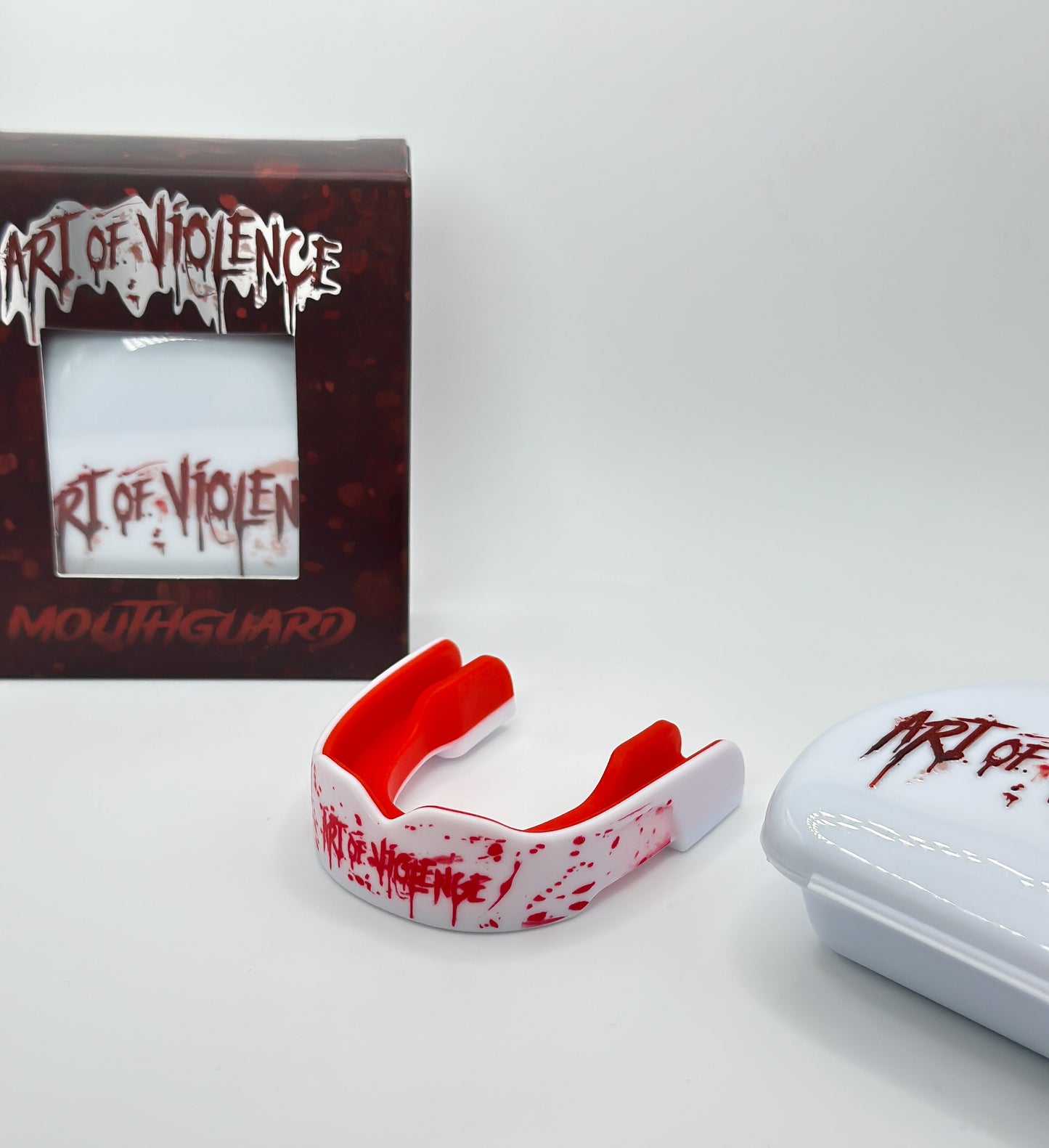 AOV MouthGuard Blood Reign White