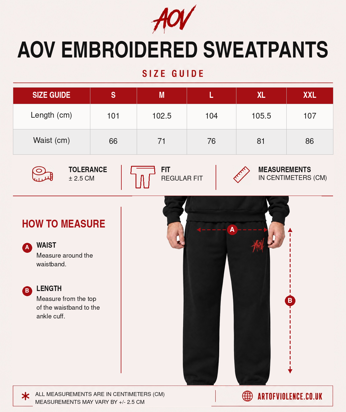 AOV Signature Sweatpants