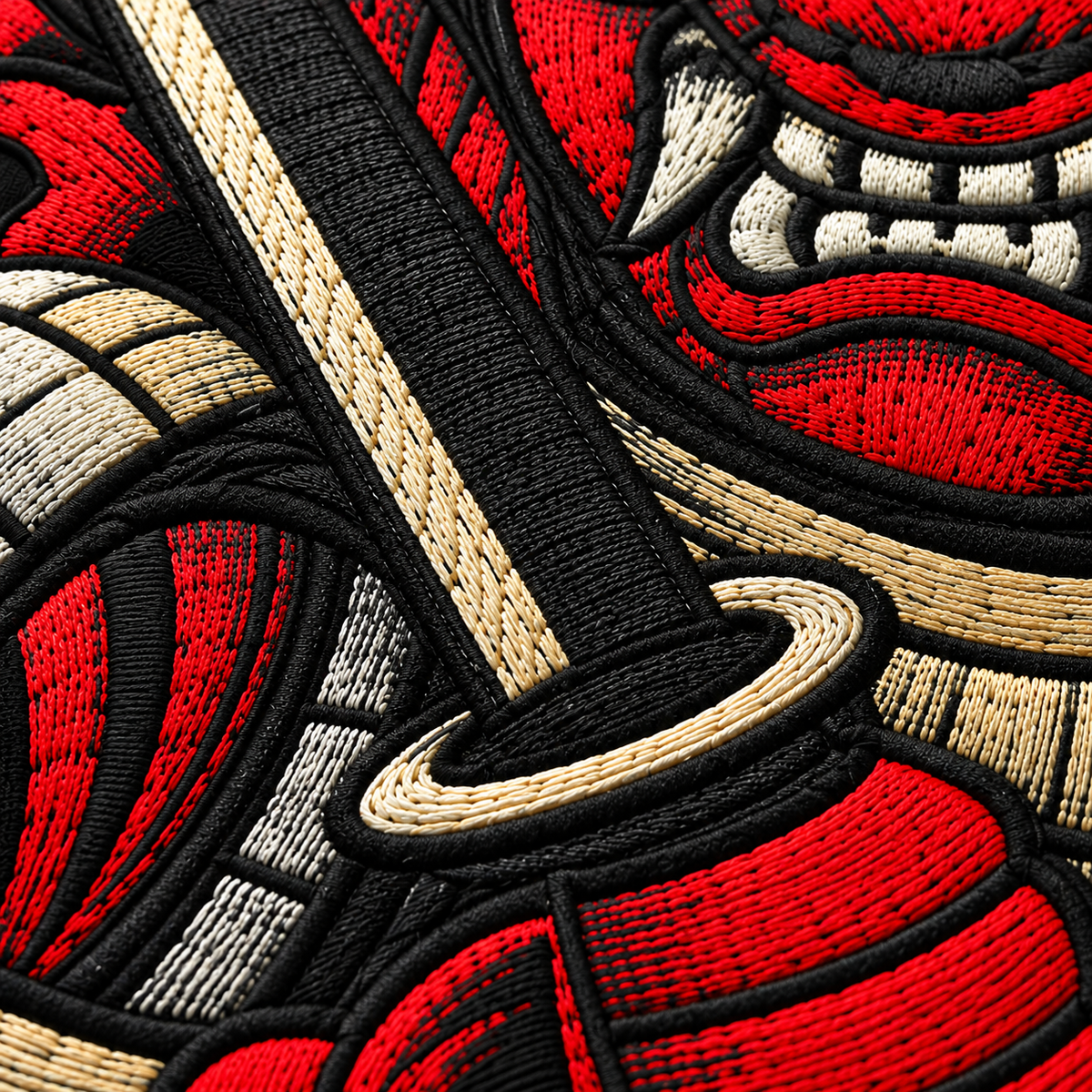 AOV Masked Samurai Embroidered Hoodie