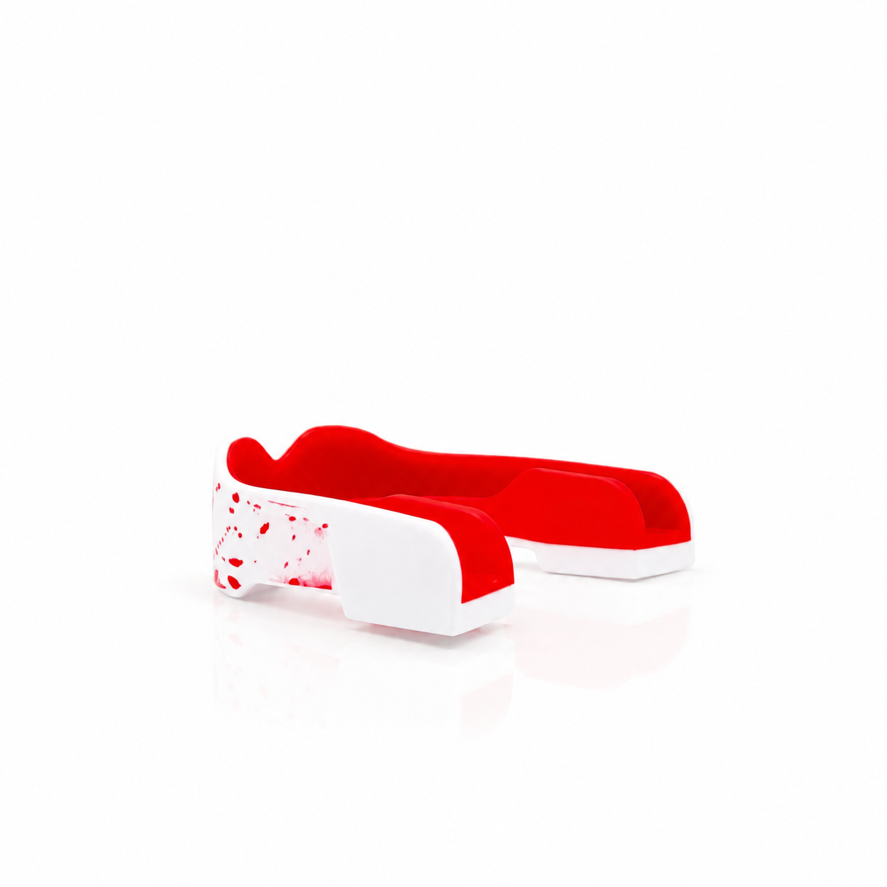 AOV Combat MouthGuard - Blood Reign White