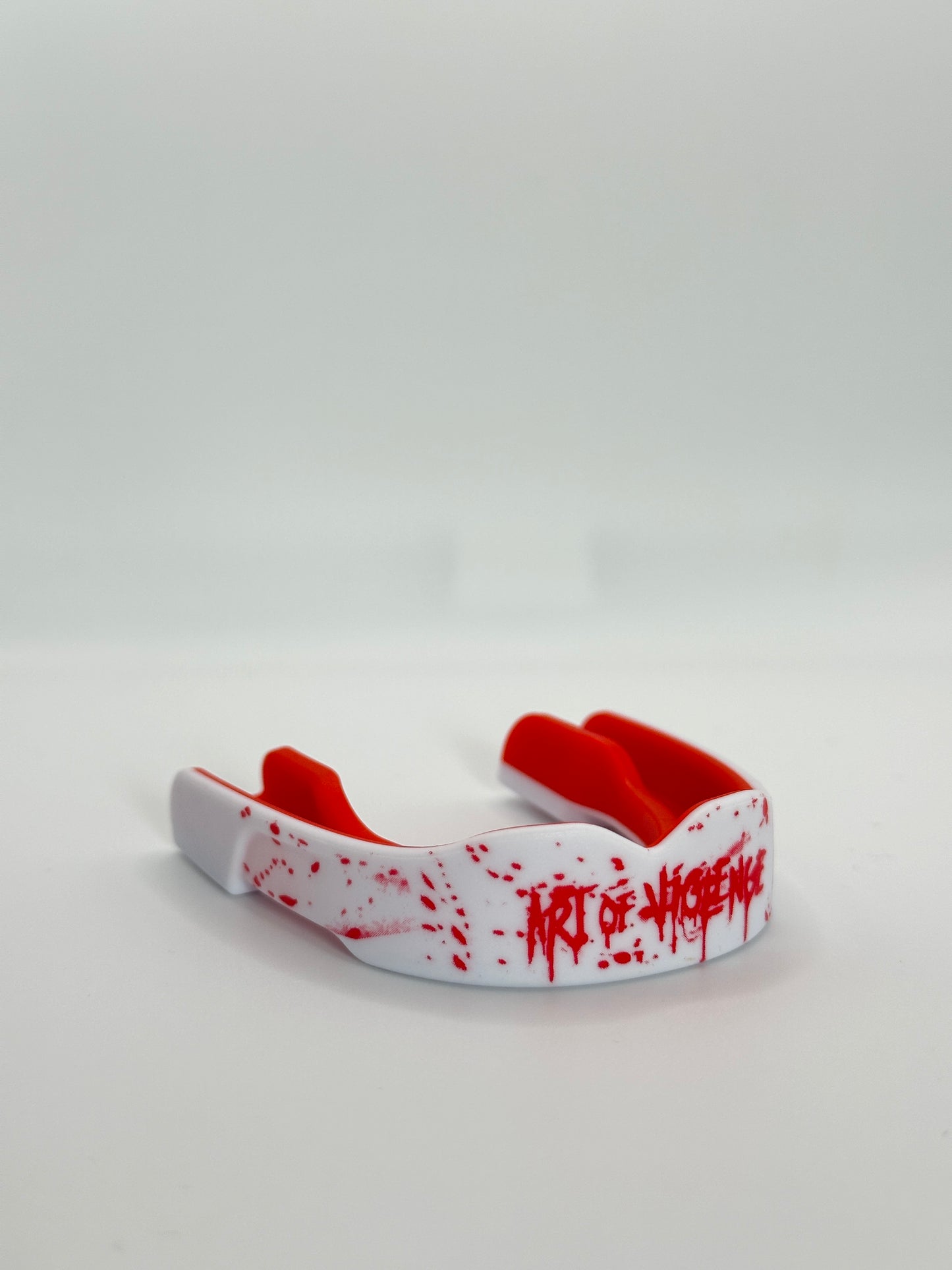 AOV MouthGuard White Bloodspray