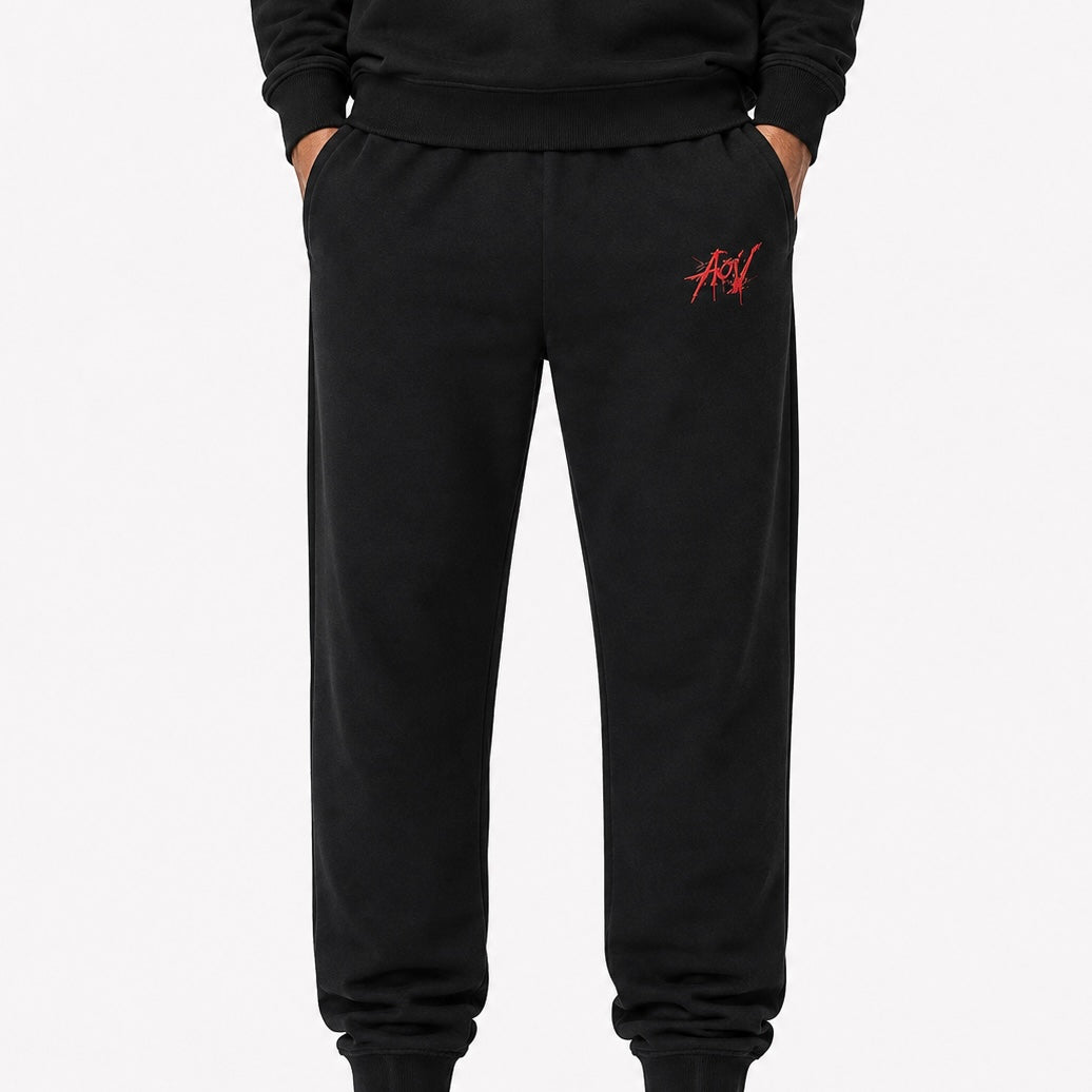 AOV Embroidered Sweatpants