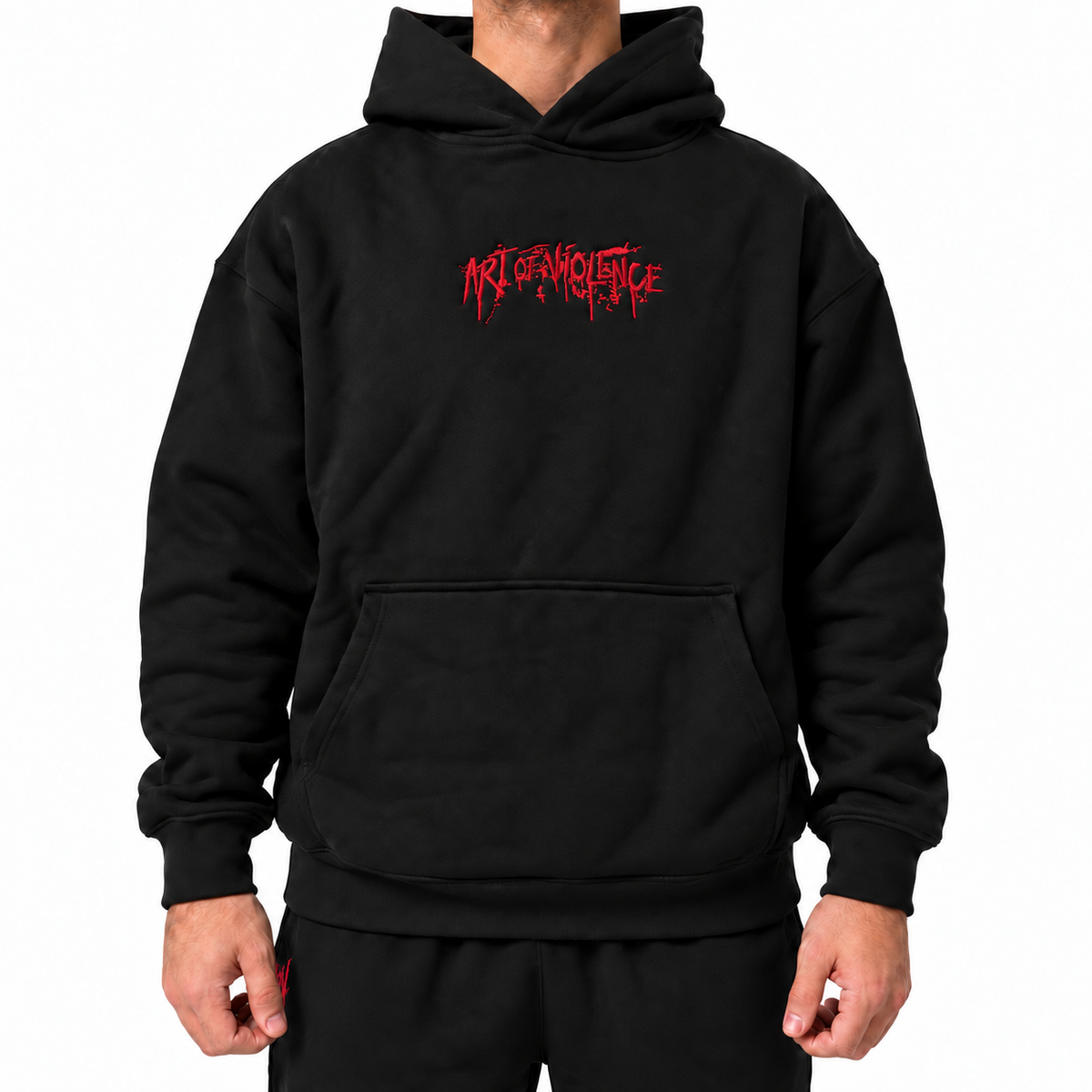 AOV Masked Samurai Embroidered Hoodie