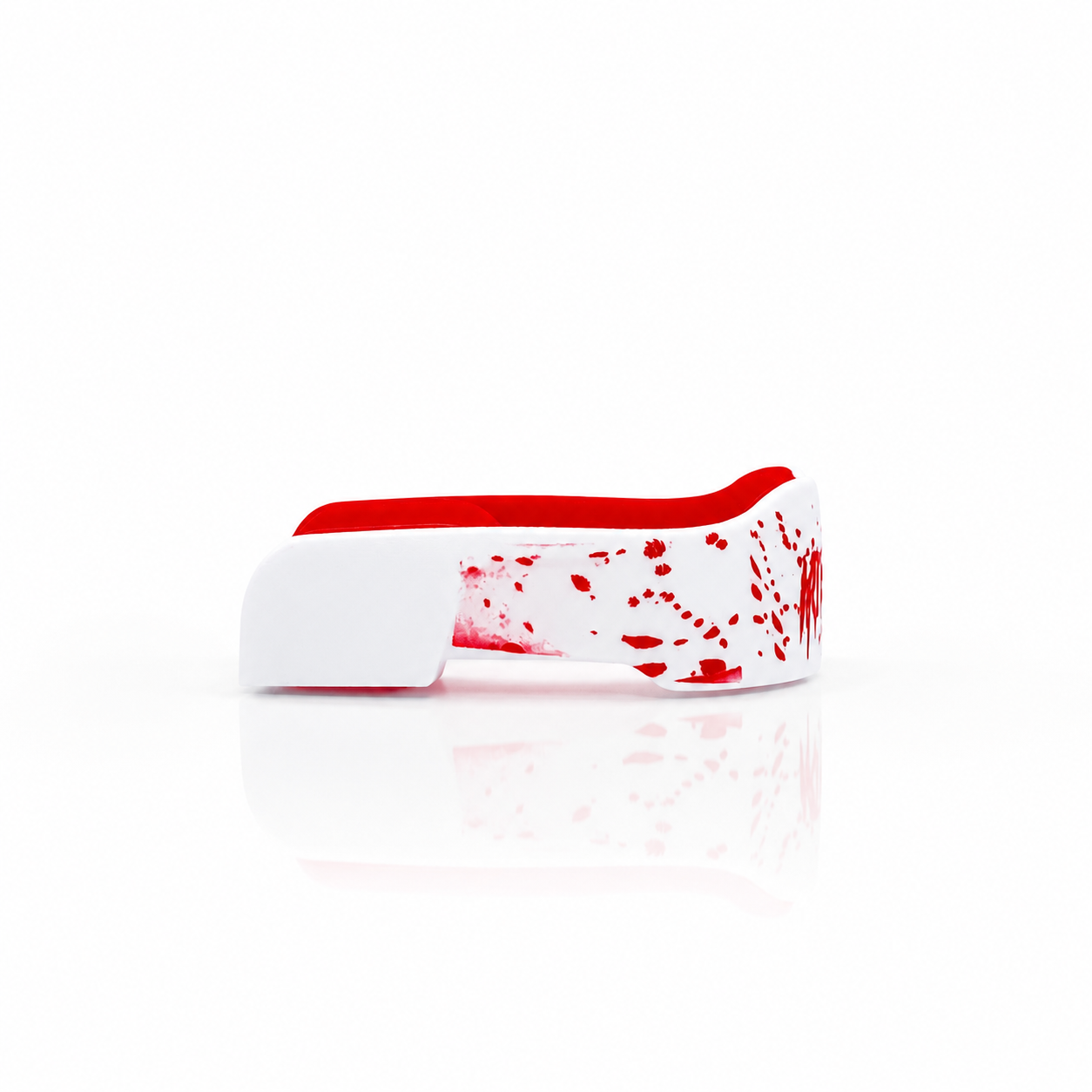 AOV Combat MouthGuard - Blood Reign White