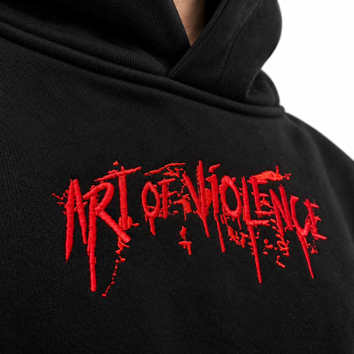 AOV Masked Samurai Embroidered Hoodie