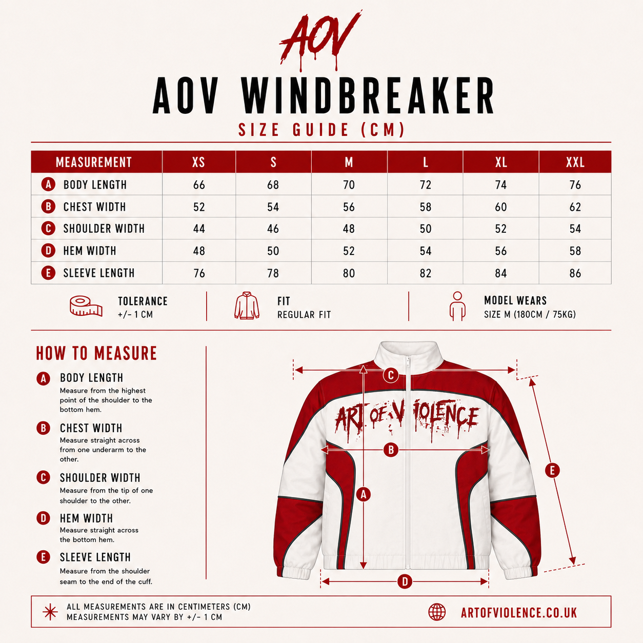 AOV Hard To Kill Windbreaker